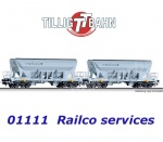 01111 Tillig TT Set 2 samovýsypných vozů řady Faccnpps, Railco services s.r.o
