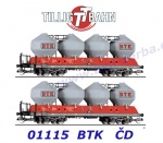 01115 Tillig TT Set 2 silovozů Uacs/Raj BETONIKA spol. s.r.o. - ČD