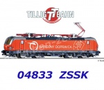 04833 Tillig TT Elektrická lokomotiva řady 383 Vectron, S Rail Lease SK, ZSSK
