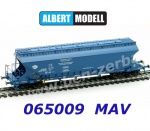 065009 Albert Modell Výsypný vůz řady Tagps-y, modrý, MAV