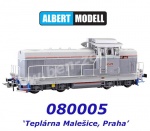 080005 Albert Modell Dieselová lokomotiva řady T 477, Teplárna Malešice, Praha