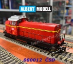 080012 Albert Modell Dieselová lokomotiva řady T478.0512, ČSD