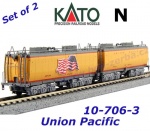 10-706-3 Kato N Set 2 přídavných tendrů k vlaku "Excursion Train", Union Pacific