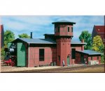 11400 Auhagen Locomotive shed with water tower, H0