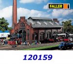 120159 Faller Locomotive sheed/ engine workshop, H0