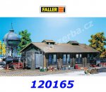 120165 Faller Two-stall engine shed, H0