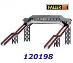 120198 Faller Covered footbridge, H0
