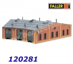 120281 Faller  Roundhouse with 12° track angle, H0