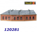 120281 Faller  Roundhouse with 12° track angle, H0