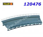 120476 Faller Track bed R = 437,5 mm, H0