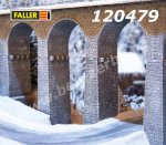 120479 Faller H0, Bridge pillars 3 pcs.