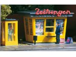 12340 Auhagen Kiosk and telephone box, H0/ TT