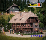 130012 Faller Hodinářův dům s figurkou - patinovaný model, H0