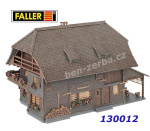 130012 Faller Hodinářův dům s figurkou - patinovaný model, H0