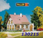 130215 Faller Timbered House With Garage, H0