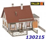 130215 Faller Timbered House With Garage, H0