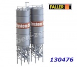130476 Faller Set of 2 industrial silos  H0
