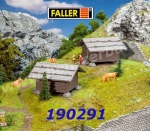 130636 Faller 2 Hay barns, H0
