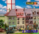 130708 Faller 3 maloměstské řadové domy, H0