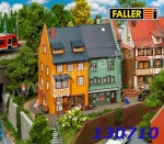 130710 Faller 2 městské řadové koncové domy, H0