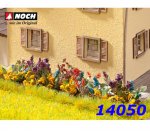 14050 Noch Flower Garden, Laser-Cut minis, 17pcs