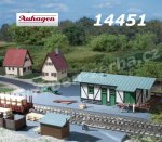 14451 Auhagen Freight shed with loading dock, N