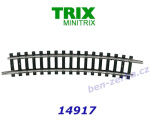 14917 TRIX MiniTRIX Curved track, R3  (329.0 mm) 15° N