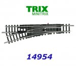 14954 TRIX MiniTRIX Turnout left 112,6 mm R4 15° N