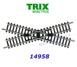 14958 TRIX MiniTRIX Crossing - 30° Length 104.2 mm, N