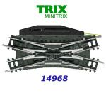 14968 TRIX MiniTRIX Electromagnetic double crossing switch - 30°, length 104.2 mm, N