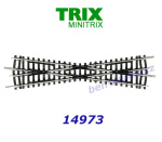 14973 TRIX MiniTRIX Křížení - 15°, délka 129.8 mm, N