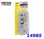 14985 Noch Unpainted Figures, H0, 72 pcs