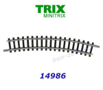 14986 TRIX MiniTRIX Curved isolation track R2 - 24°, N