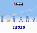 15025 Noch   THW Technical Aid Agency , 5 Figures + Tool Box, H0