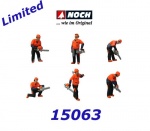 15063 Noch Exclusive figure set of forest workers - 6 Figures, H0