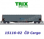 15116-02 TRIX MiniTRIX N  Vůz se shrnovací plachtou řady Rilns, ČD Cargo