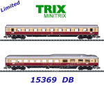 15369 TRIX MiniTRIX N Set 2 rychlíkových vozů  "TEE Rheinpfeil" ("Rýnský šíp"), DB