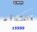 15595 Noch Washday, 4 Figures + accessories, H0