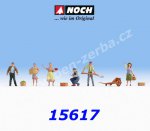 15617 Noch Farmers, 6 Figures + accessories, H0