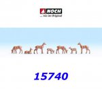 15740 Noch Roe Deer, 7 Figures, H0