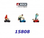 15808 Noch Bobby Car Race - 3 Figures, H0