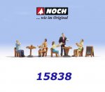 15838 Noch Restaurant, set of 6 Figures + Accessories