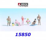 15850 Noch Koupající, 6 postav, H0