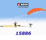 15886 Noch Paragliders, 2 Figures + Accessories, H0