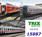 15887 TRIX MiniTRIX N  3-pcs Passenger Car Set Regio DB AG