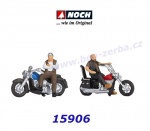 15906 Noch Rockeři na motorkách - 2 figurky, H0