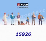 15926 Noch "Christmas market", 6 Figures + accessories, H0