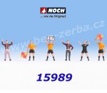 15989 Noch Rozhodčí a trenéři, 6 figurek, H0