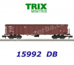 15992 TRIX MiniTRIX N Otevřený nákladní vůz se shrnovací střechou řady Tamns 893, DB