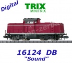 16124 TRIX MiniTRIX N  Dieselová lokomotiva  řady  V 100.20, DB - Zvuk